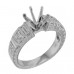 18K White Gold Diamond Ring Mounting