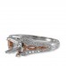 14K Rose & White Gold Diamond Ring Mounting