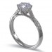 14K White Gold Diamond Ring Mounting