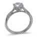 14K White Gold Diamond Ring Mounting