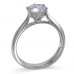 14K White Gold Diamond Ring Mounting