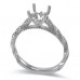 14K White Gold Diamond Ring Mounting