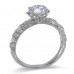 14K White Gold Diamond Ring Mounting