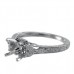 14K White Gold Diamond Ring Mounting