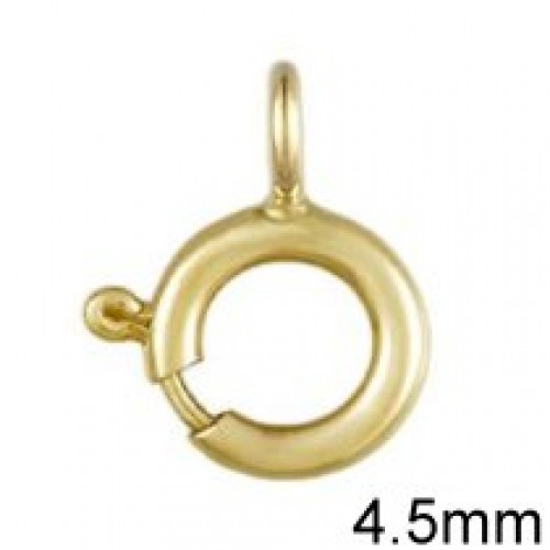 14K Yellow Gold Spring Ring