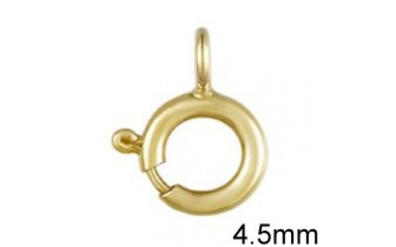 14K Yellow Gold Spring Ring