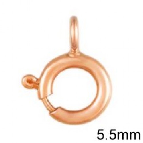 14K Rose Gold Spring Ring