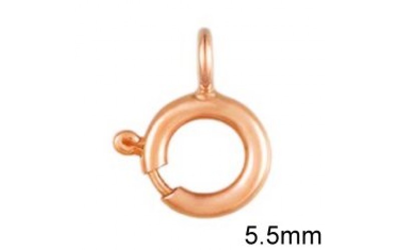 14K Rose Gold Spring Ring