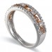 14K Rose & White Gold Diamond Ring