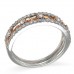 14K Rose & White Gold Diamond Ring