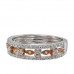 14K Rose & White Gold Diamond Ring