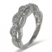 14K White Gold Diamond Ring