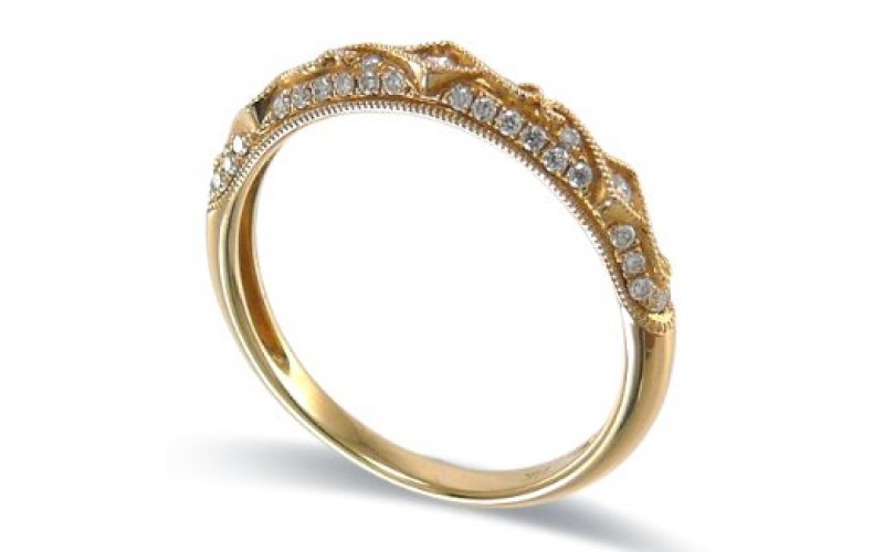 14K Yellow Gold Diamond Ring