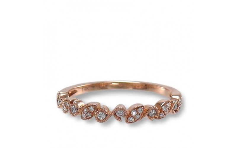 14K Rose Gold Diamond Ring