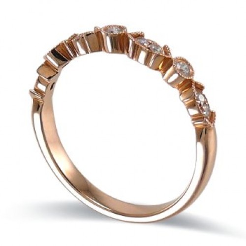 14K Rose Gold Diamond Ring