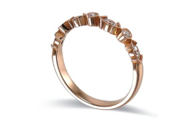 14K Rose Gold Diamond Ring