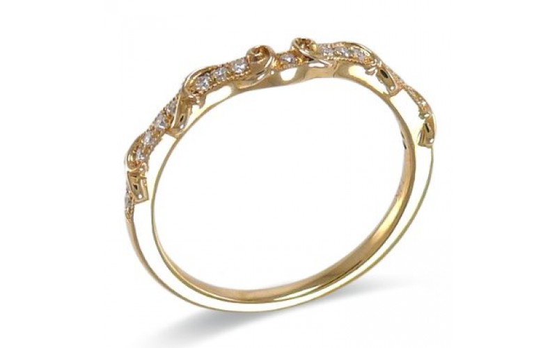 14K Yellow Gold Diamond Ring