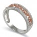 14K Rose & White Gold Diamond Ring