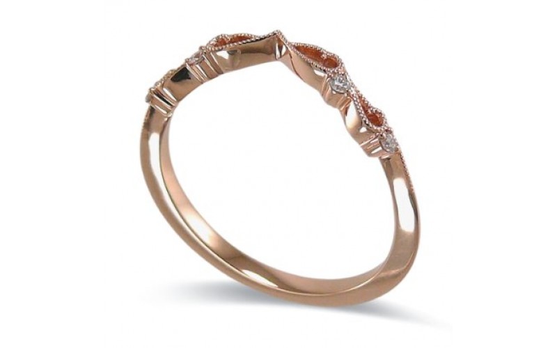 14K Rose Gold Diamond Ring