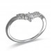 14K White Gold Diamond Ring